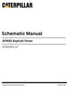 Caterpillar AP655 Asphalt Paver Complete Schematic Manual 6T500001-UP