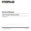 Caterpillar CB1.8 Tandem Vibratory Roller Service Manual (XSY00001-UP) PDF Download