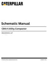Caterpillar CB4.4 Utility Compactor Complete Schematic Manual 65100001-UP