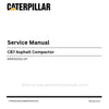 Caterpillar CB7 Asphalt Compactor Service Manual (M5R00001-UP) PDF Download