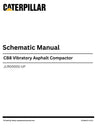 Caterpillar CB8 Vibratory Asphalt Compactor Complete Schematic Manual JLR00001-UP
