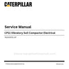 Caterpillar CP11 Vibratory Soil Compactor Electrical Service Manual (74200001-UP) PDF Download