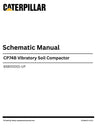 Caterpillar CP74B Vibratory Soil Compactor Complete Schematic Manual 65800001-UP 