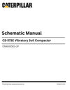 Caterpillar CS-573E Vibratory Soil Compactor Complete Schematic Manual CNN00001-UP