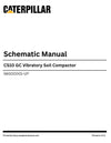Caterpillar CS10 GC Vibratory Soil Compactor Complete Schematic Manual 56G00001-UP