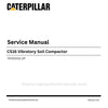 Caterpillar CS16 Vibratory Soil Compactor Service Manual (74700001-UP) PDF Download