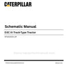 Caterpillar D3C III Track-Type Tractor Complete Schematic Manual 9TS00001-UP