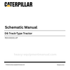 Caterpillar D6 Track-Type Tractor Complete Schematic Manual RDC00001-UP