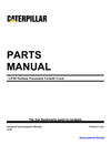 Caterpillar GP40 Medium Pneumatic Forklift Truck Parts Manual