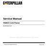 Caterpillar PM820 Cold Planer Service Manual (RL300001-UP) PDF Download 