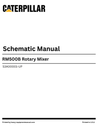 Caterpillar RM500B Rotary Mixer Complete Schematic Manual S3A00001-UP