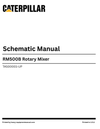 Caterpillar RM500B Rotary Mixer Complete Schematic Manual TAS00001-UP
