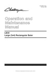 Challenger LB34 Large (3x4) Rectangular Baler Operation & Maintenance Manual (700720898 B Rev)