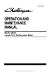 Challenger LB34 Large (3x4) Rectangular Baler Operation and Maintenance Manual PDF