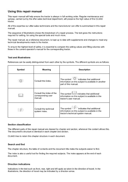 Claas AXION 880-810 CMATIC Stage V (A51) PDF Service Repair Manual