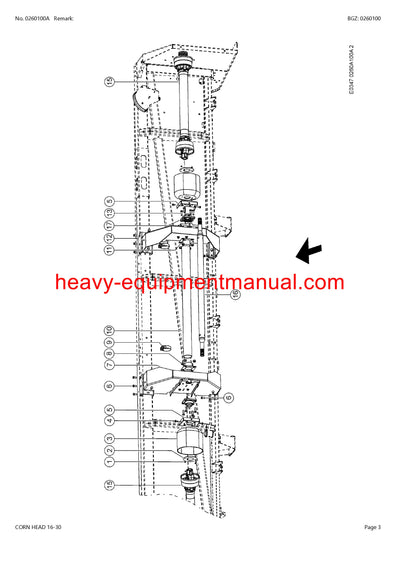 Download Claas Corn Head 16-30 Combine Parts Manual PDF 91501000-91599999