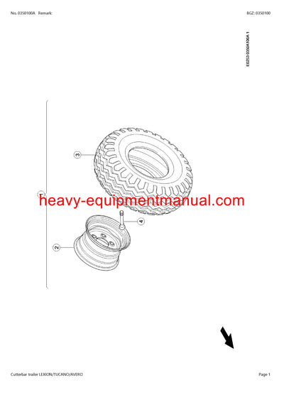 Download Claas Cutterbar Trailer Lexion Tucano Avero Combine Parts Catalog Manual