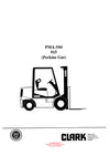 Clark 915 (PMA-544) Forklift Planned Maintenance & Adjustment Manual - PDF Download