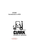 Clark ET-103 Forklift Introduction to SCR Technical Training Manual - PDF Download