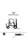 Clark C500 (OH-339)  Forklift Overhaul Manual - PDF Download