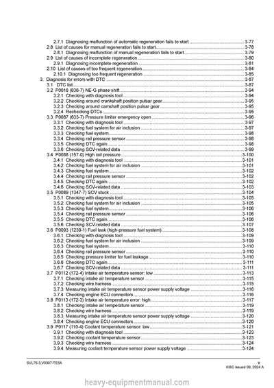 Kubota SVL75-3 Compact Track Loader Diagnosis Manual PDF Download