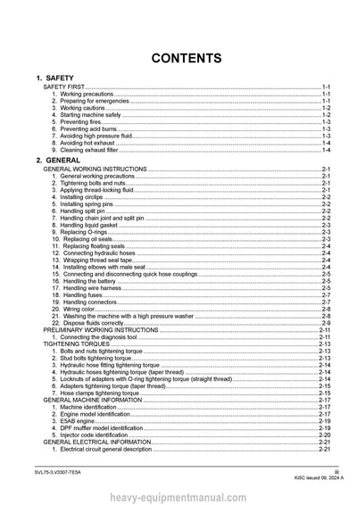 Kubota SVL75-3 Compact Track Loader Diagnosis Manual PDF Download
