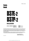 Komatsu D37P-2(JPN) Crawler Dozer Parts Manual SN 2001-UP