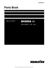 Komatsu D68ESS-12(IDN) Crawler Dozer Parts Manual SN J10001-UP