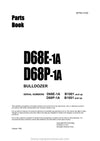 Komatsu D68P-1(JPN)-A Crawler Dozer Parts Manual SN B1001-UP