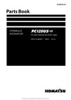 Komatsu PC128US-11(JPN) Crawler Excavator Parts Manual SN 63623 - UP