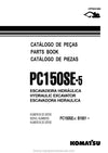 Komatsu PC150SE-5(BRA) Crawler Excavator Parts Manual SN B1001-UP