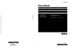 Komatsu PC160LC-7(THA)-TIER 3 Crawler Excavator Parts Manual SN C10001-UP