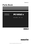 Komatsu PC160LC-8 (THA) Crawler Excavator Parts Manual SN C20001-UP