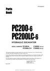 Komatsu PC200-6(THA)-A Crawler Excavator Parts Manual SN C30092-UP