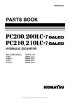 Komatsu PC200-7MM and additional models (CHN)-MULTI-MONITOR Crawler Excavator Parts Manual SN DBG0001-UP