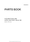 Komatsu PC200-8(THA)-M0 SUPER LONG FRONT Crawler Excavator Parts Manual SN C10001-UP