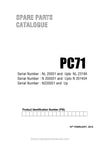 Komatsu PC71 and additional models (IND) Crawler Excavator Parts Manual SN N220001-UP