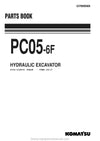 Komatsu PC05-6(ITA) Crawler Excavator Parts Manual SN F10001-UP