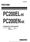 Komatsu PC200EL-6(GBR)-K Crawler Excavator Parts Manual SN K32001-UP