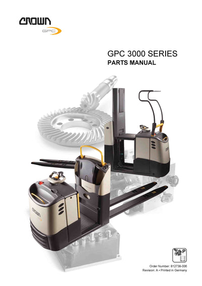 Crown GPC3000 Forklift Parts Manual - PDF Download