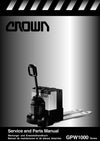 Crown GPW1000 Forklift Parts Manual - PDF Download