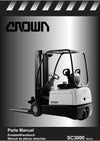 Crown SC3000 Forklift Parts Manual - PDF Download