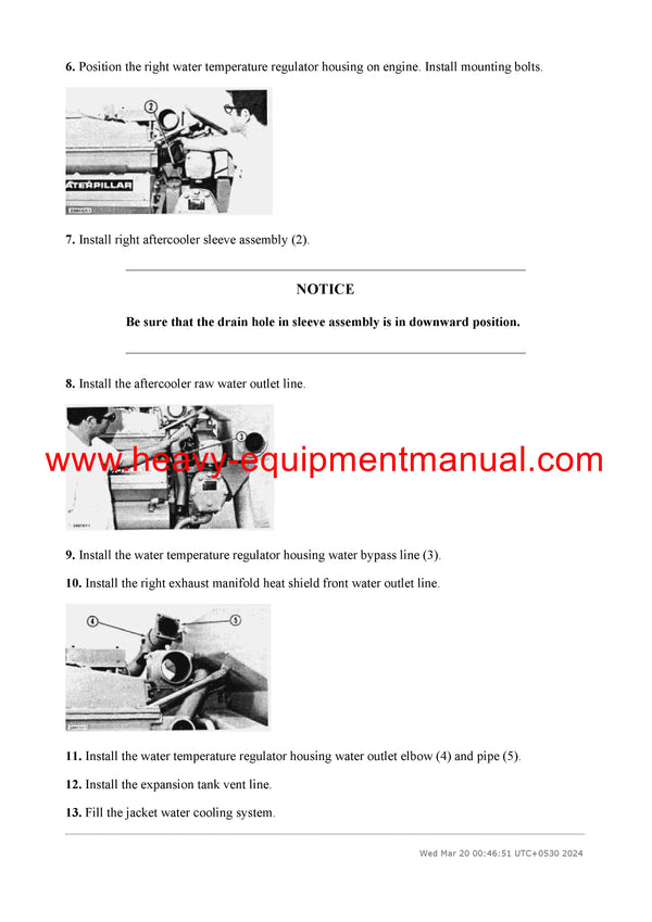 Download Caterpillar D346 INDUSTRIAL ENGINE Service Repair Manual 39J