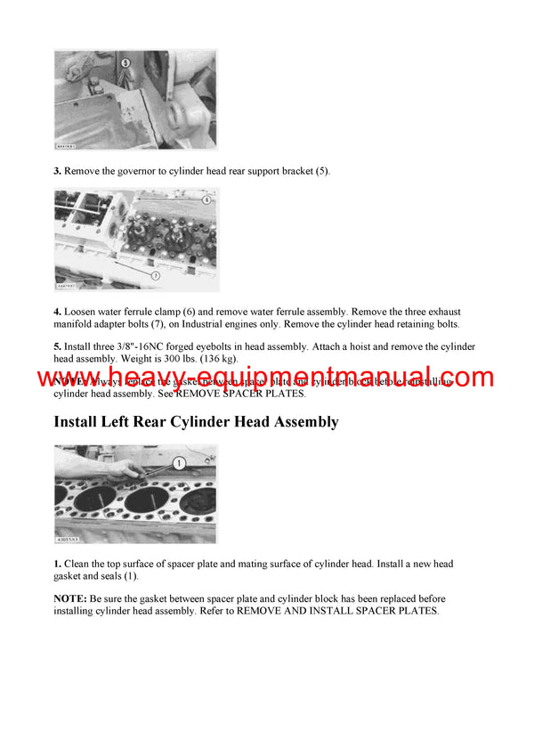 DOWNLOAD CATERPILLAR D349 VEHICULAR ENGINE SERVICE REPAIR MANUAL 32R