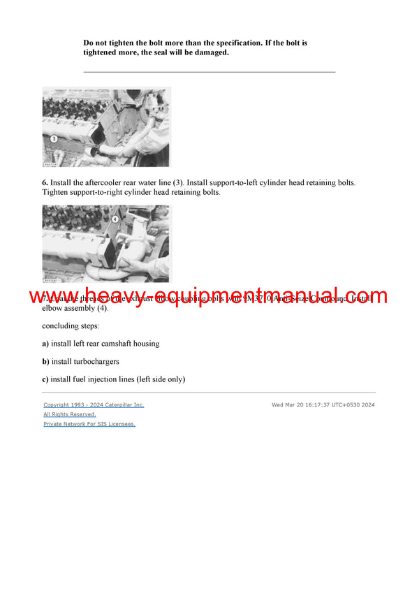 Download Caterpillar D349 VEHICULAR ENGINE Service Repair Manual 32R