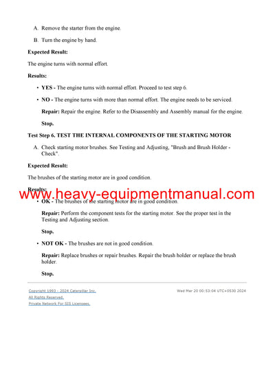 Download Caterpillar D353C INDUSTRIAL ENGINE Service Repair Manual 46B