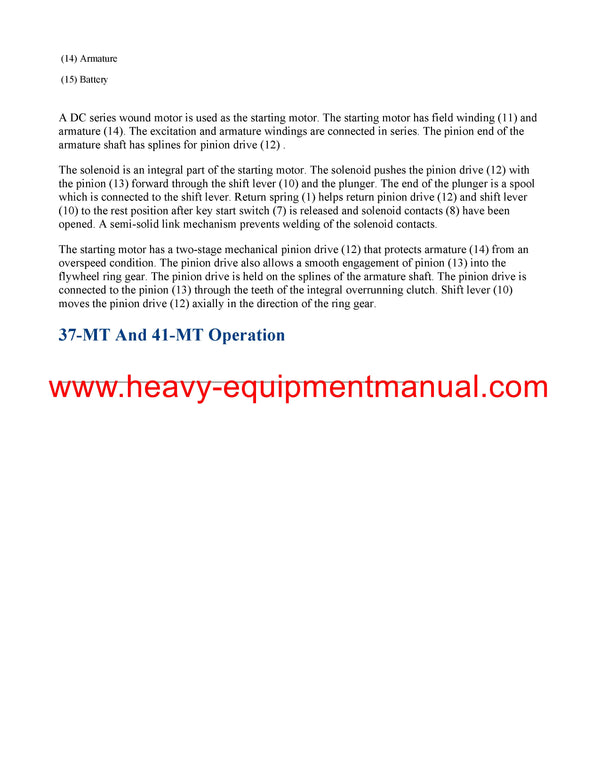 Download Caterpillar D398A MARINE ENGINE Service Repair Manual 67B