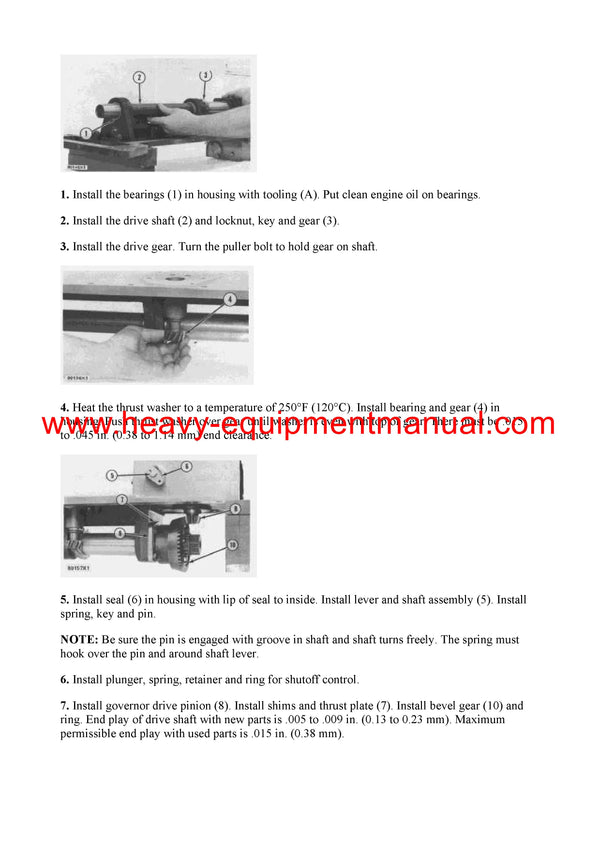 DOWNLOAD CATERPILLAR D398 INDUSTRIAL ENGINE SERVICE REPAIR MANUAL 66B