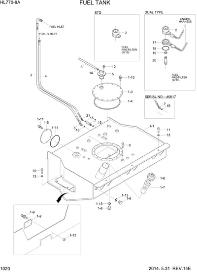 DOWNLOAD HYUNDAI HL770-9A WHEEL LOADER PARTS MANUAL