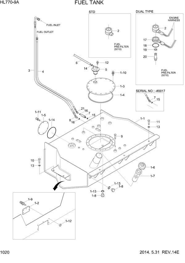DOWNLOAD HYUNDAI HL770-9A WHEEL LOADER PARTS MANUAL